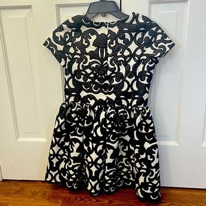 Black and white girls dress